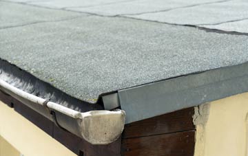 repair or replace Dron flat roofing?